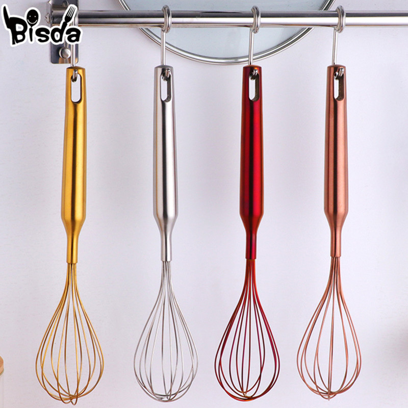 Healthy Kitchen Gadgets - Paslanmaz Çelik Yumurta Karıştırıcı Altın Un
