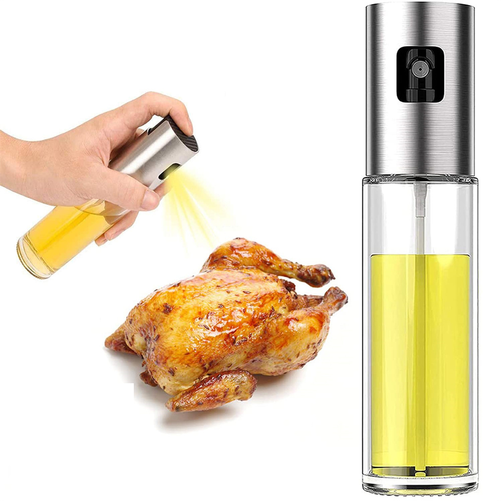 Oil Mister Spray Bottle - Cam Yağ Spreyi, Yemek Pişirme İçin