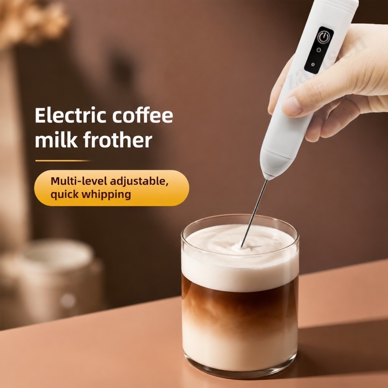 Healthy Kitchen Gadgets - Elektrikli Kahve Sütü Köpürtücü Mikser Kahve