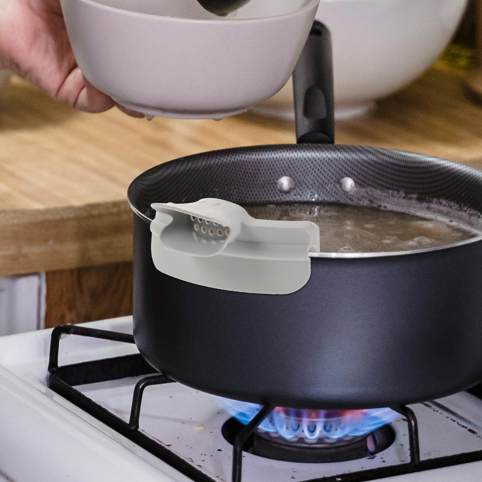 Kitchen Gadgets Pasta - 2 Adet Silikon Tencere Kenarı Dökme