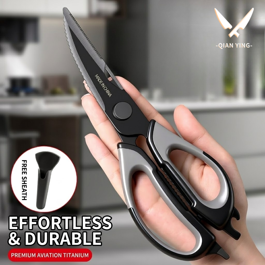 Kitchen Handy Gadgets - Mutfak makası Titanyum Tavuk kemiği makası
