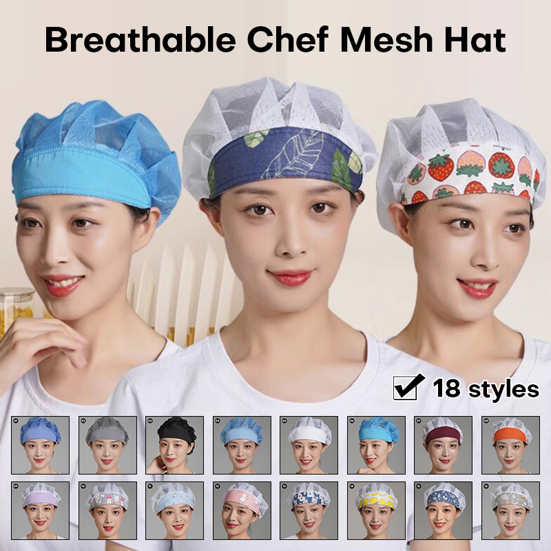 Kitchen Gadgets For Women - Erkek Kadın şef şapkası Toz Geçirmez