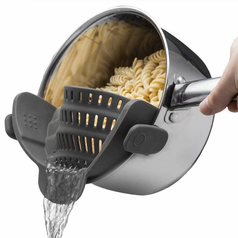 Kitchen Gadgets Pasta - Silikon mutfak süzgeci tencere ve tavalar