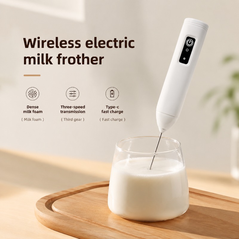 Healthy Kitchen Gadgets - Elektrikli Süt Köpürtücü + Yumurta Çırpıcı