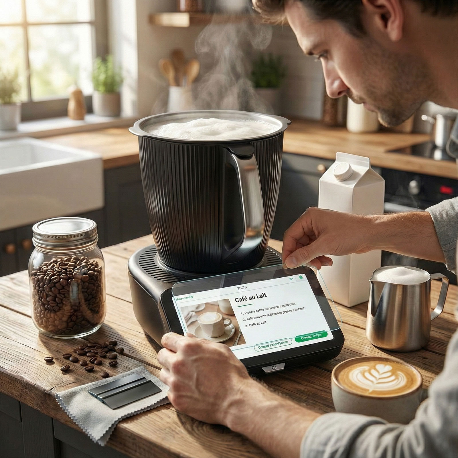 1/2 adet Pet Film temperli cam - Kitchen Gadgets Thermomix incelemesi ve fiyatı