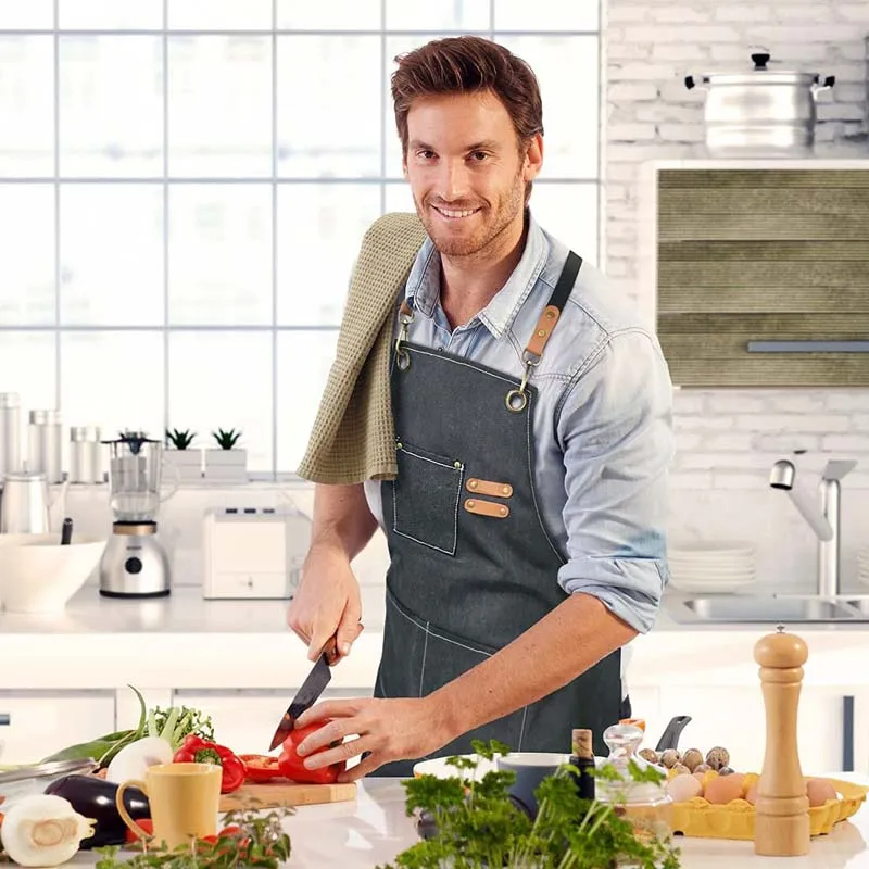 Ev Kanvas Önlük Yağ geçirmez E - Kitchen Gadgets For Women incelemesi ve fiyatı