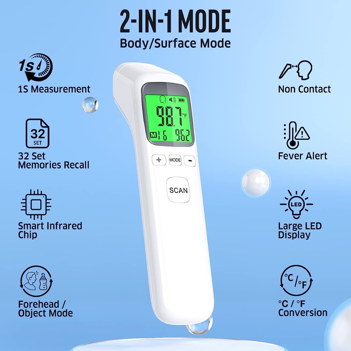 Yetişkinler ve Çocuklar için T - Instant Read Thermometer incelemesi ve fiyatı