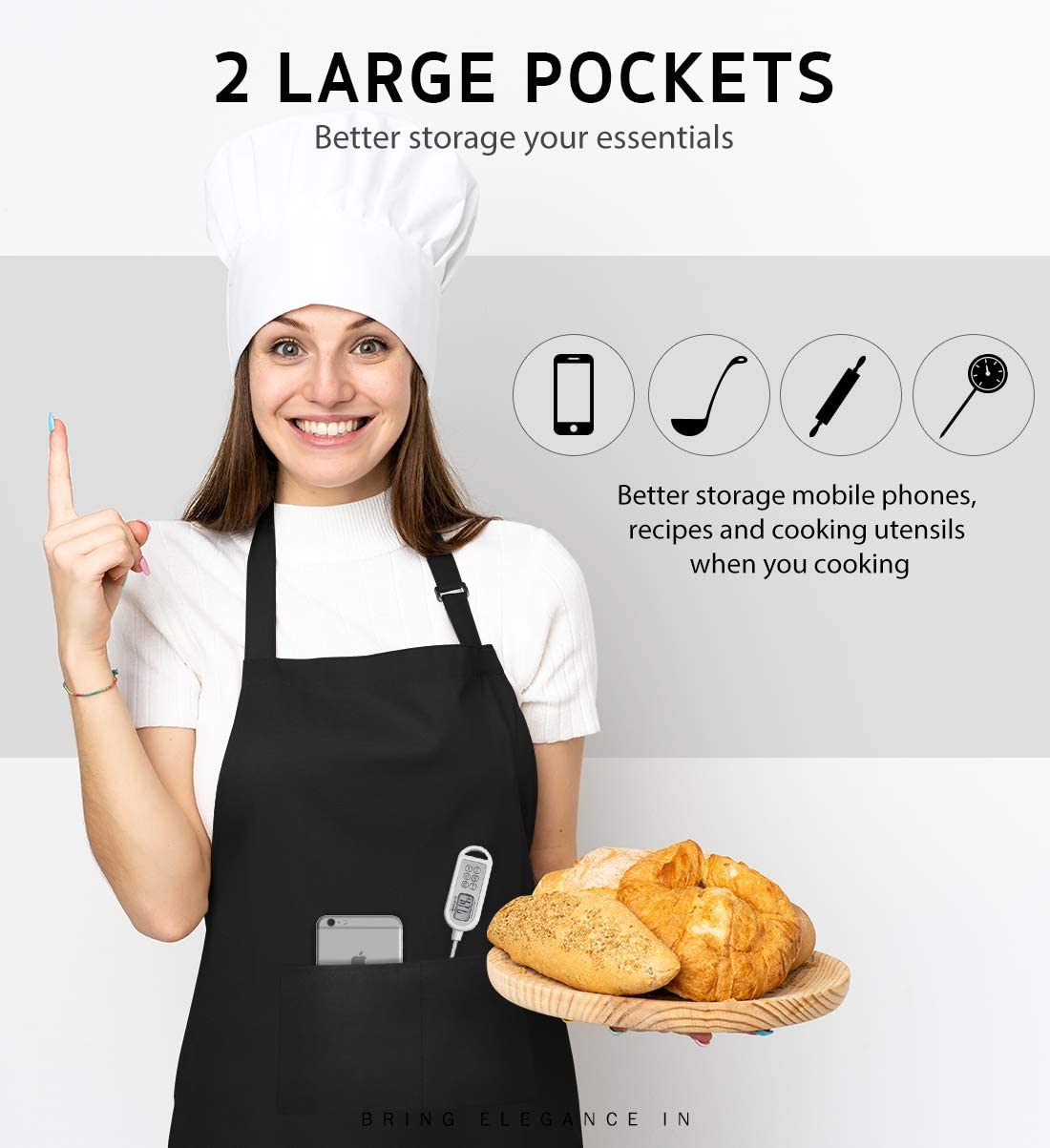 18 Renk Özel LOGO Önlükleri Ka - Kitchen Gadgets For Women incelemesi ve fiyatı