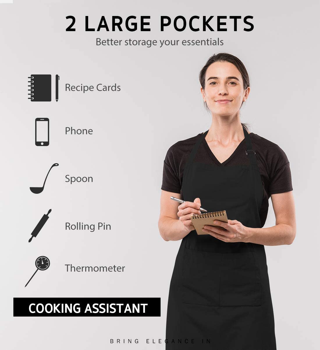 18 Renk Özel LOGO Önlükleri Ka - Kitchen Gadgets For Women incelemesi ve fiyatı