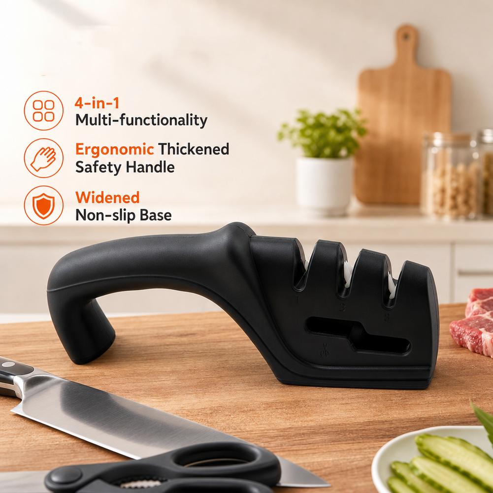 Mutfak Bıçağı Bileyicisi 4'ü 1 - Kitchen Handy Gadgets incelemesi ve fiyatı