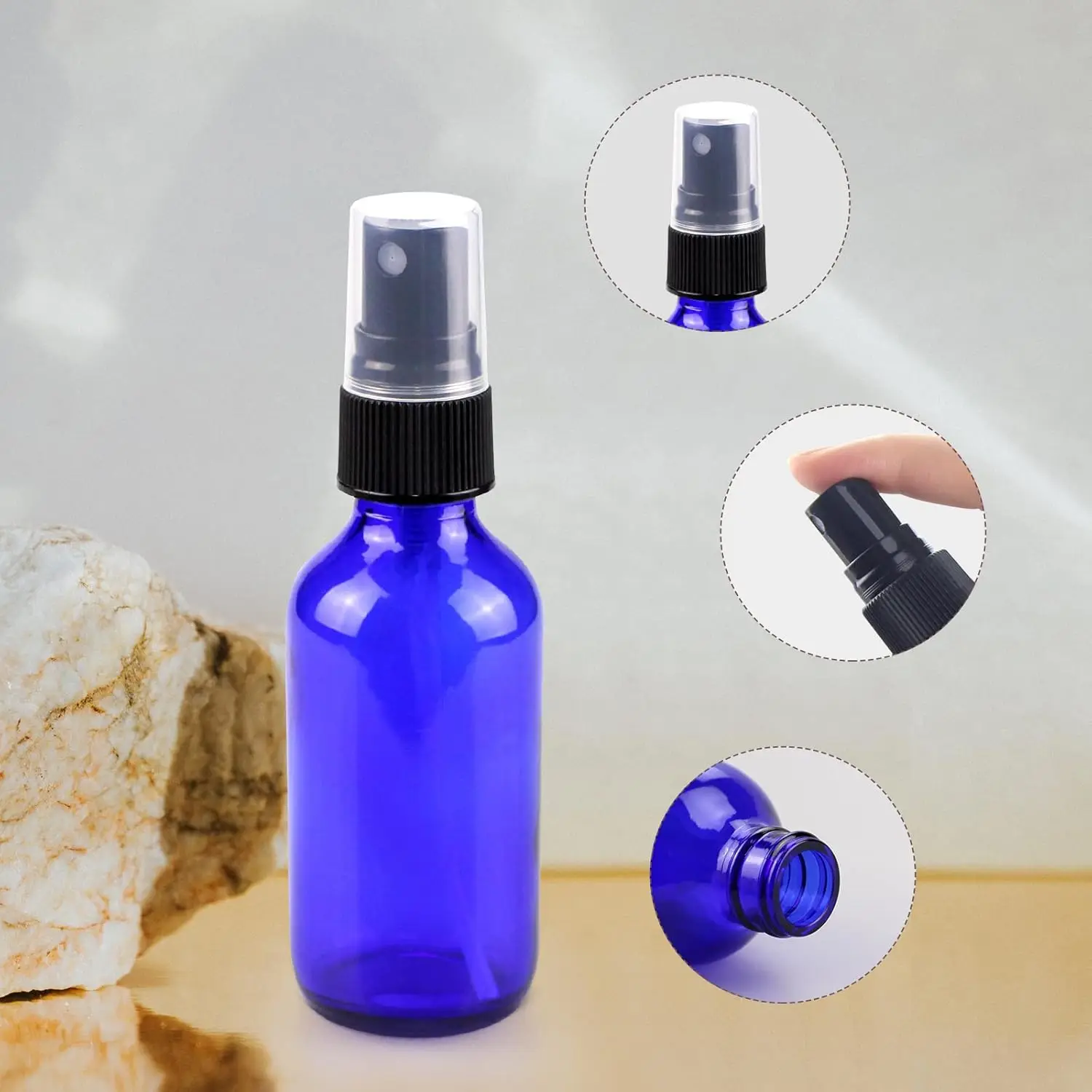 1 Parça 5 ml / 100 ml Mavi Cam - Oil Mister Spray Bottle incelemesi ve fiyatı